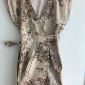 Autumnal Wrap Dress by Preloved